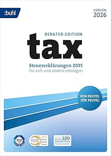 tax 2026 Berater: Steuererklärungen 2025 für sich und andere erledigen