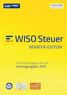 WISO Steuer 2026 Berater: Profi-Software für das Veranlagungsjahr 2025